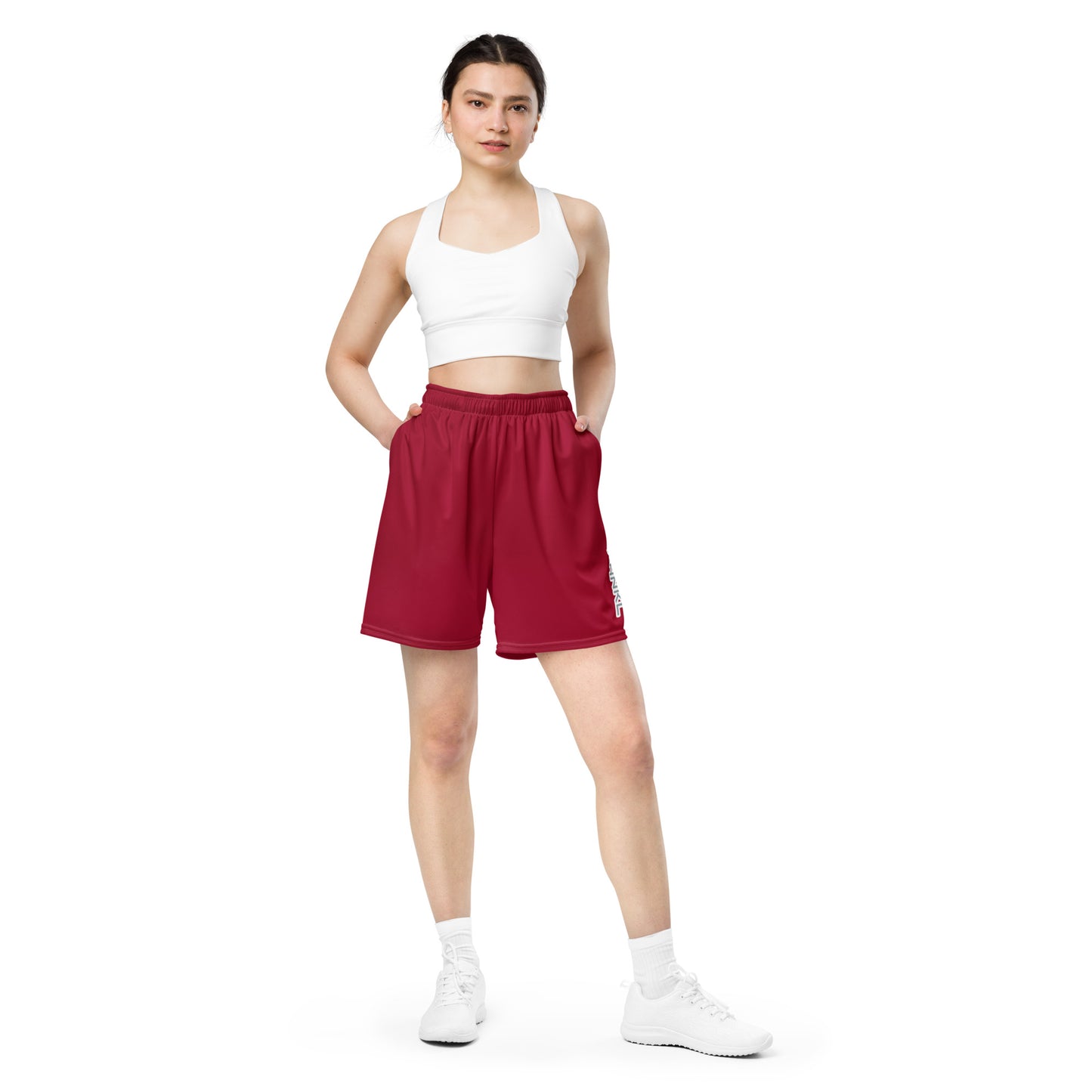RANKL Maroon Flex Shorts
